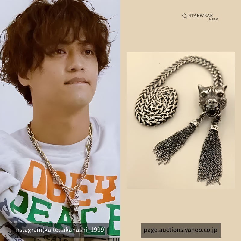 アンガーフォレスト ウルフヘッド シルバー ネックレス