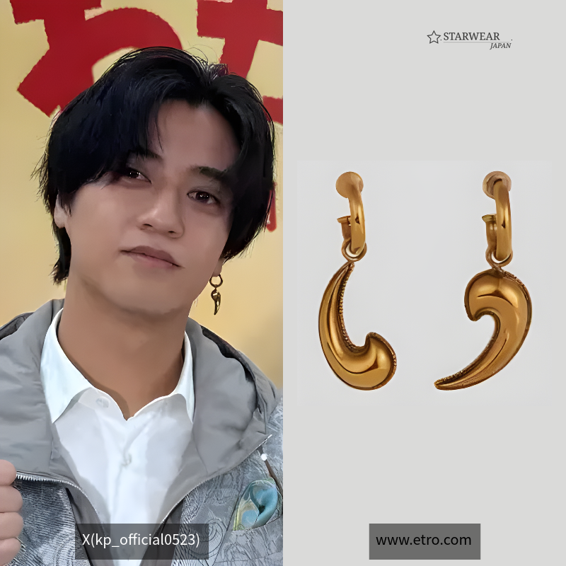 ペイズリーイヤリング
