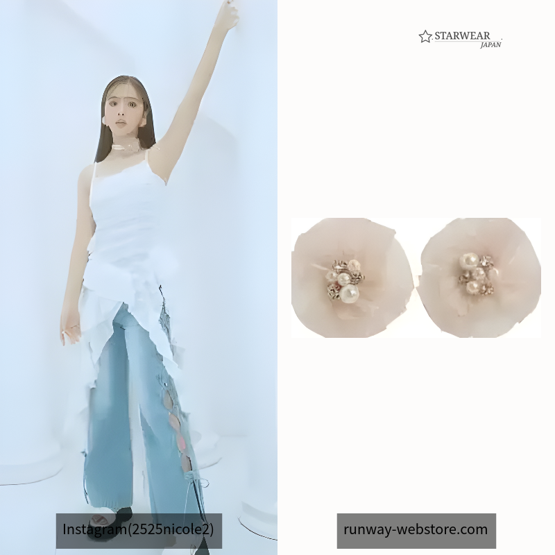 SHEER 3D FLOWER BIJOU PIERCE