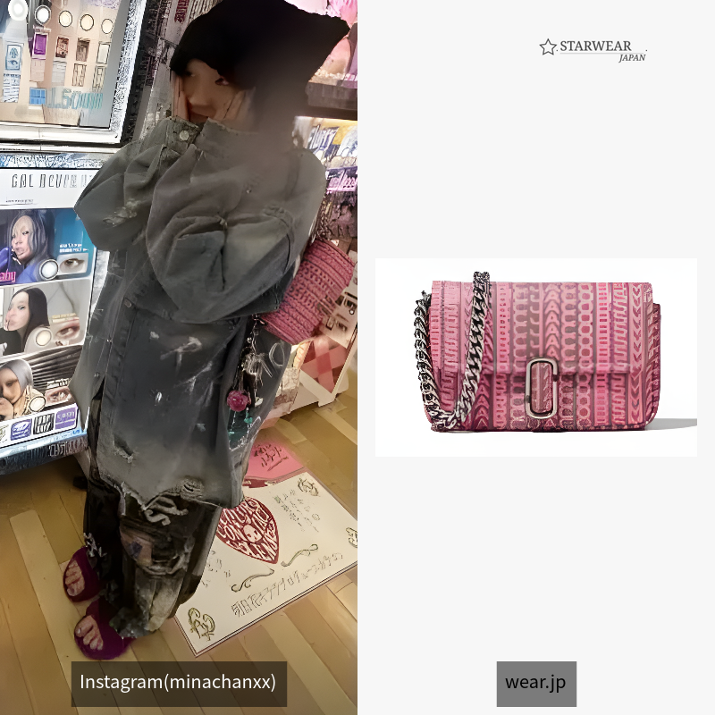 THE MONOGRAM LEATHER J MARC MINI SHOULDER BAG