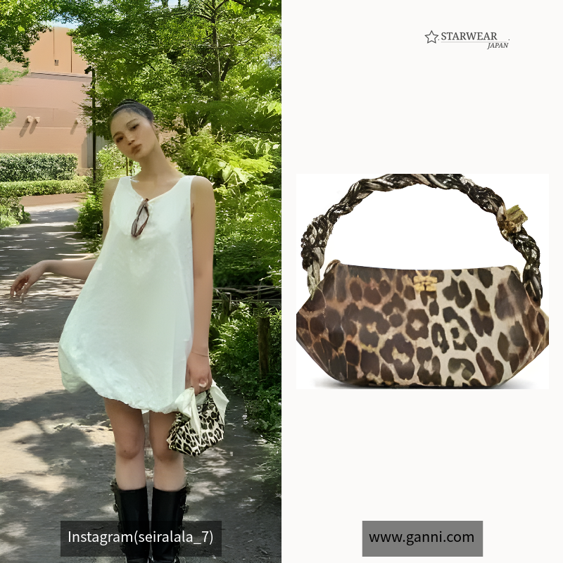 Leopard Mini GANNI Bou Bag