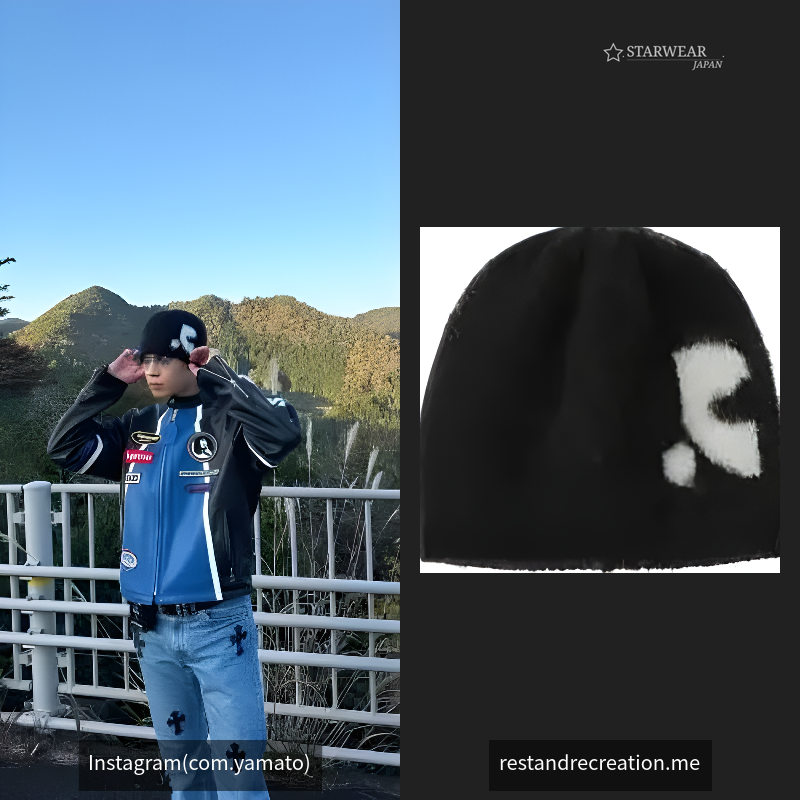 MOHAIR JACQUARD BEANIE