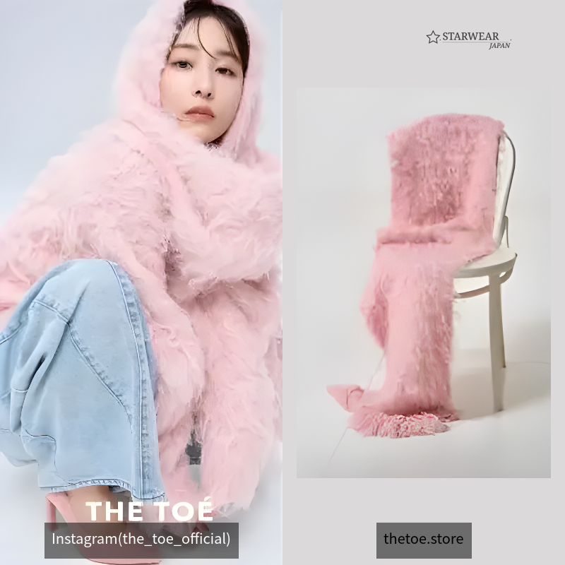 Pigalle shaggy muffler