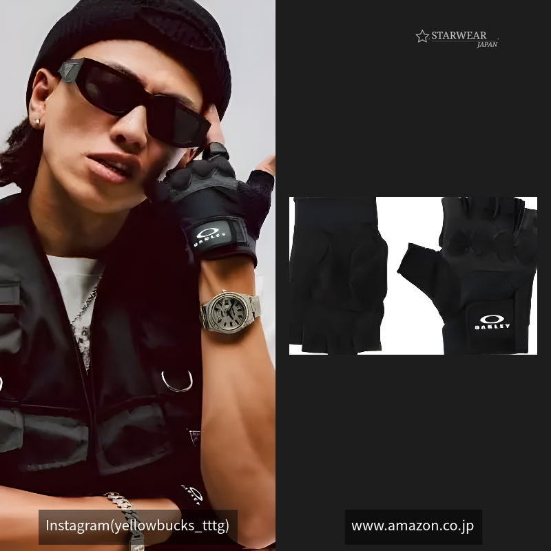 TRAINING HALF FINGER GLOVE BLACKOUT