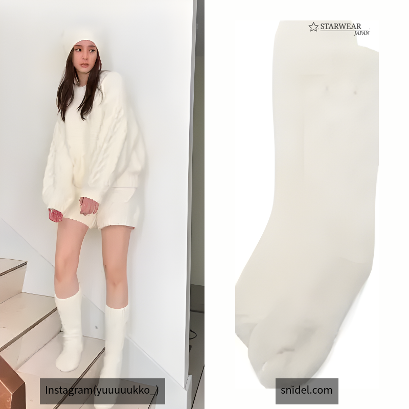 ケーブルニットSOCKS