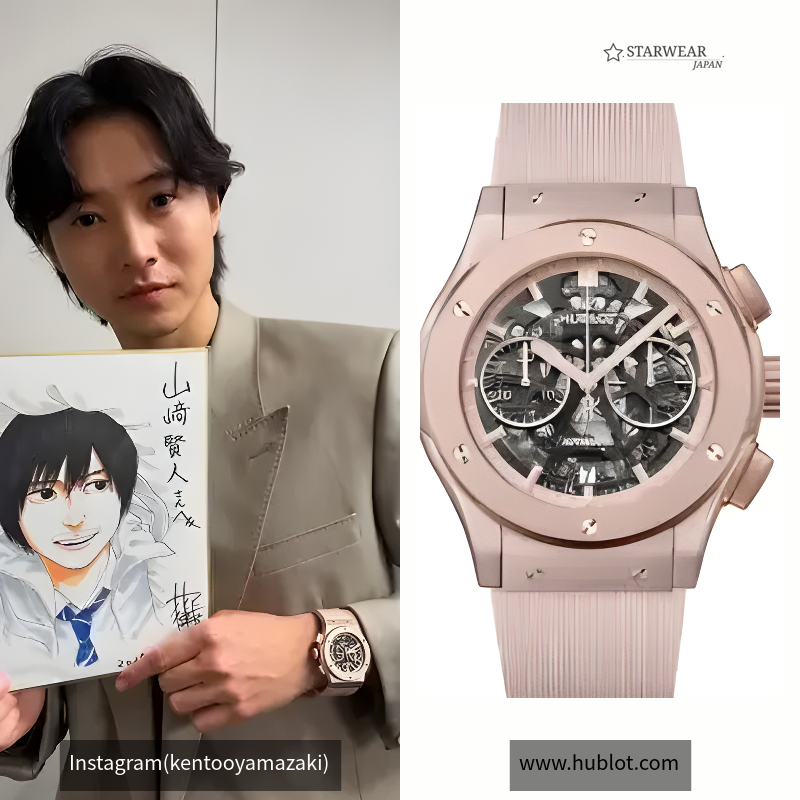 アエロ・フュージョン クロノグラフ アルミニウム ピンク