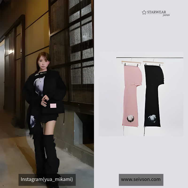 SCREW PEACH COLLECTION SCARF