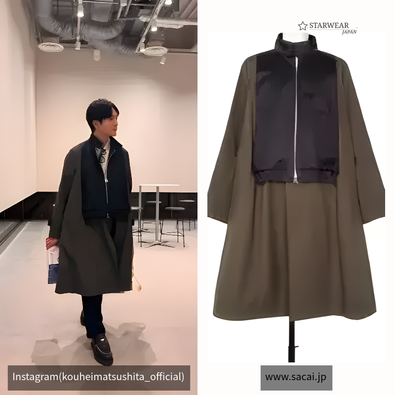 Cotton Chino x Cotton Gabardine Coat