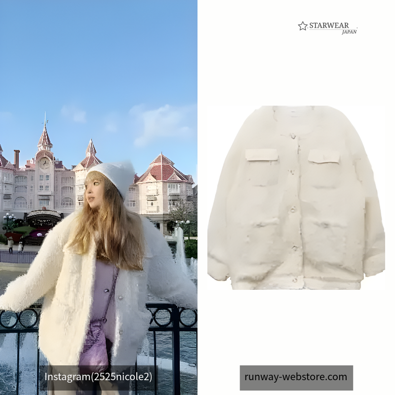CURLY FAKE FUR BLOUSON