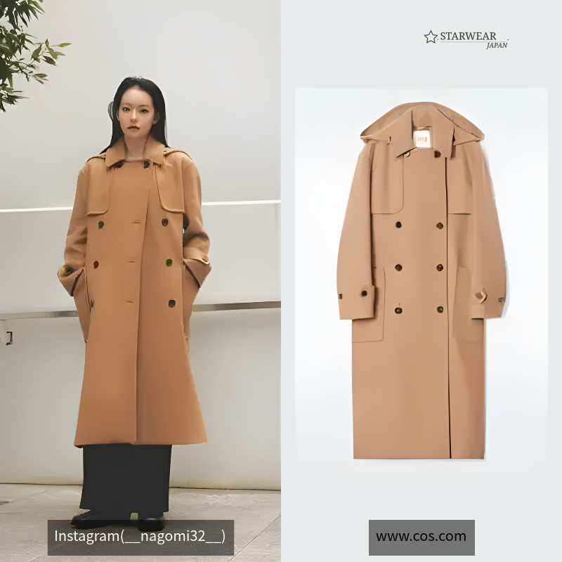 HOODED WOOL DUFFLE COAT