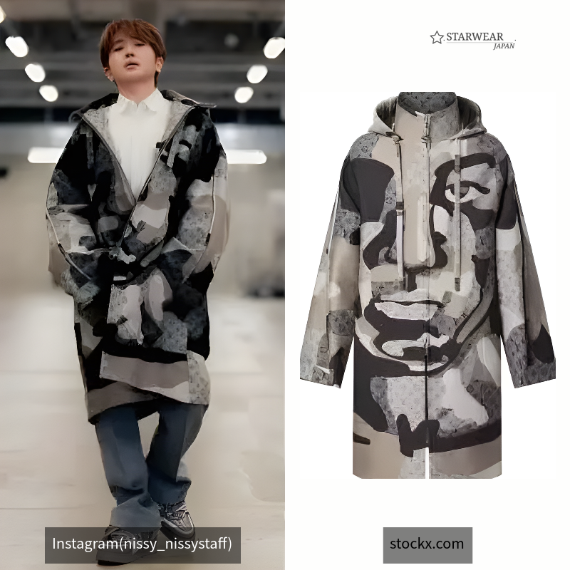 Patchworked Portrait Parka