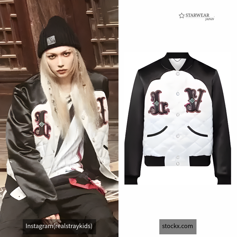Bicolor Satin Bomber Jacket