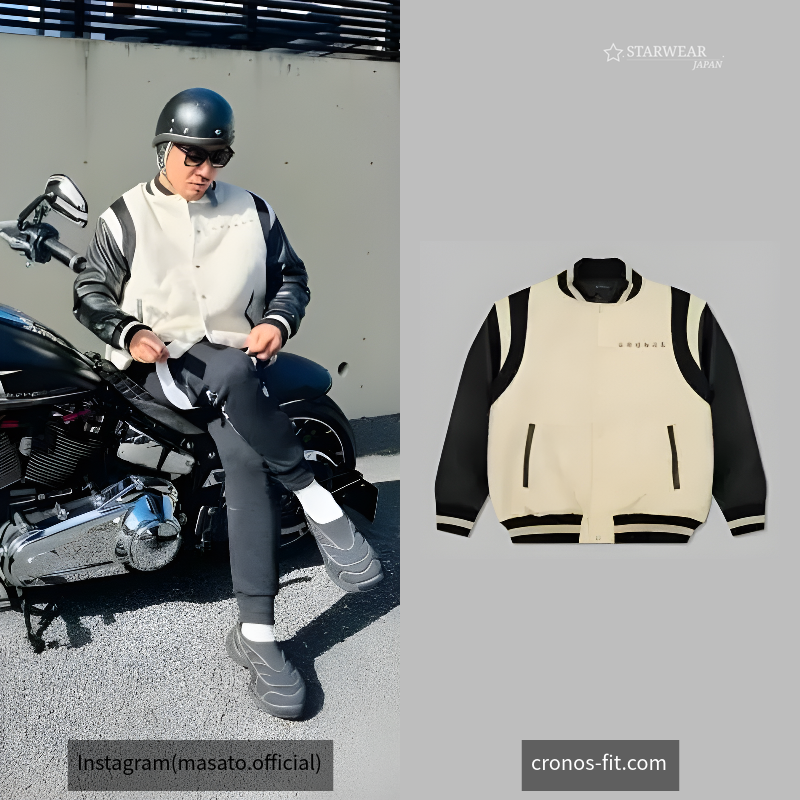 STADIUM JACKET【CREAM】