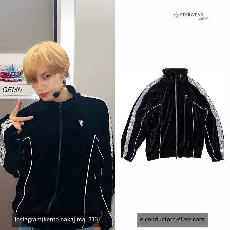 VELOURS TRACK TOP