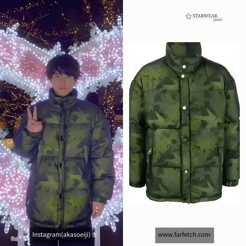 camouflage padded jacket
