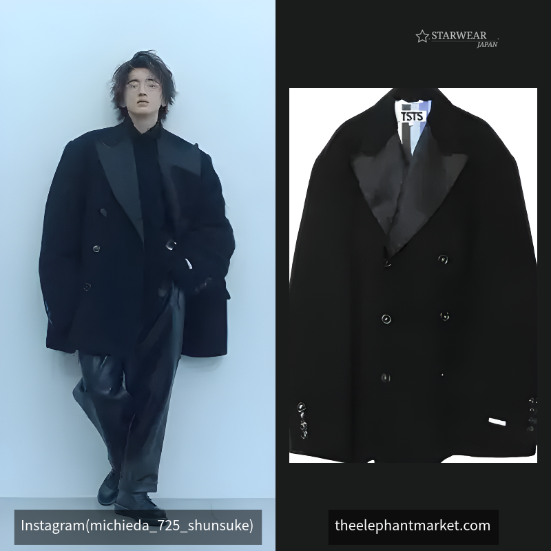 TSTS DOUBLE BREASTED BAGGY BLAZER