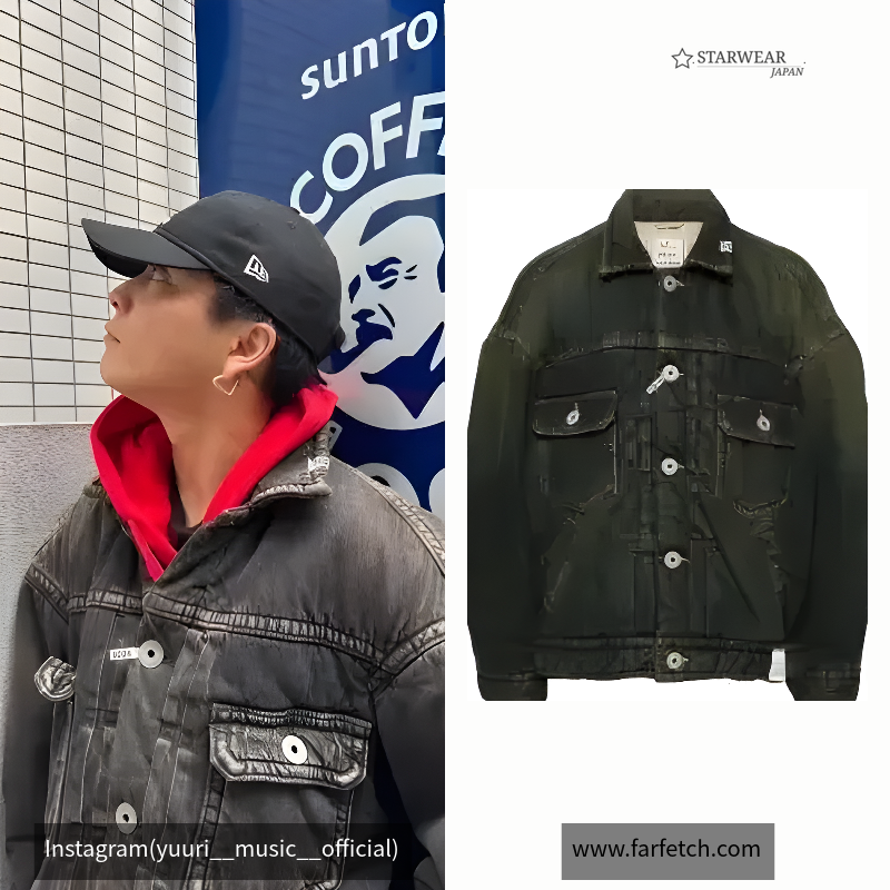 PUFFER DENIM JACKET