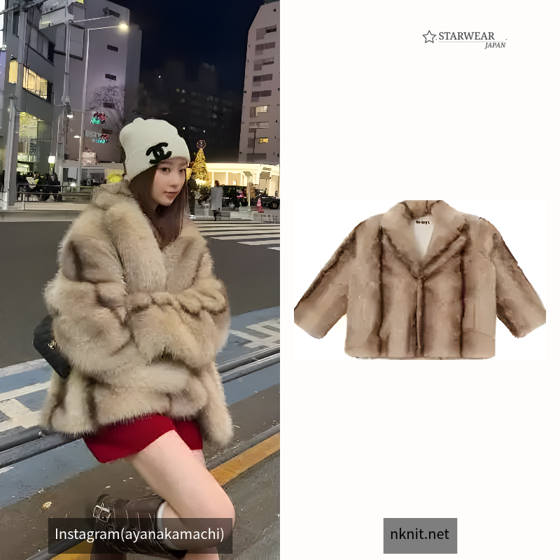 vegan fur big jacket