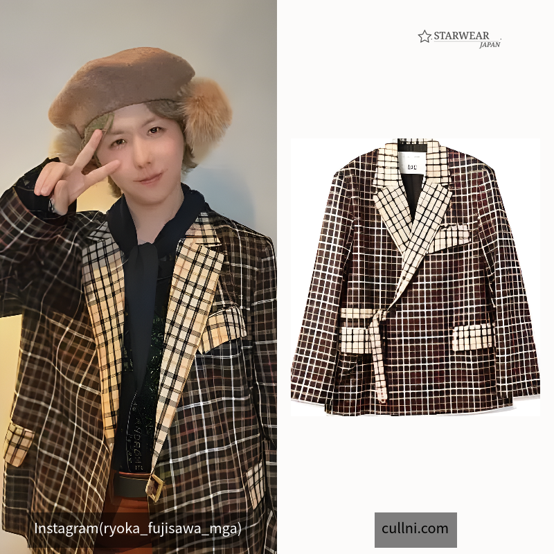 CULLNI for DAKS LONDON Tie Locken Jacket