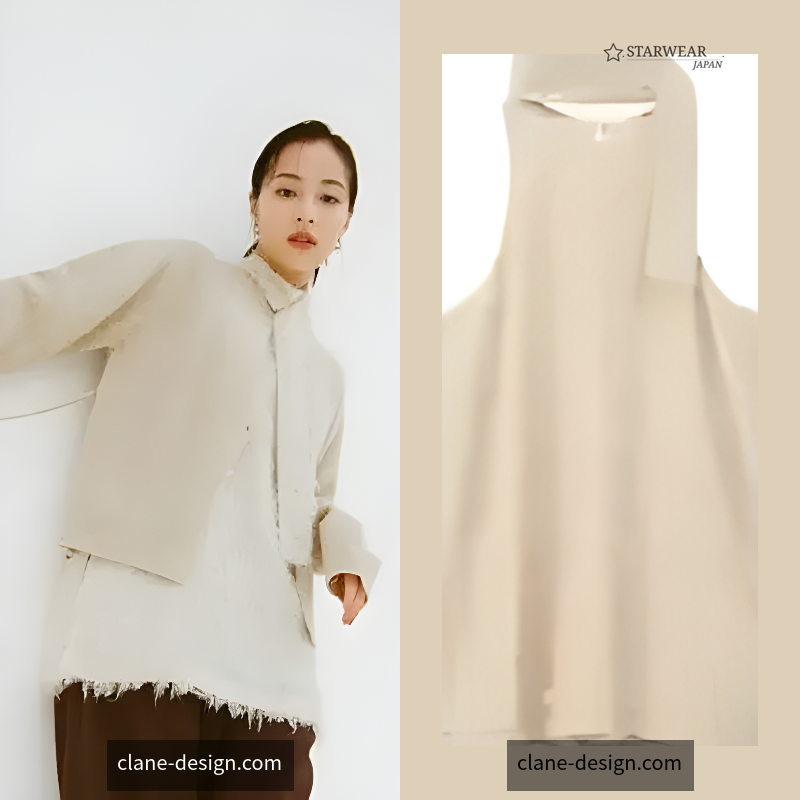 FEATHER RIBBON NOSLEEVE TOPS