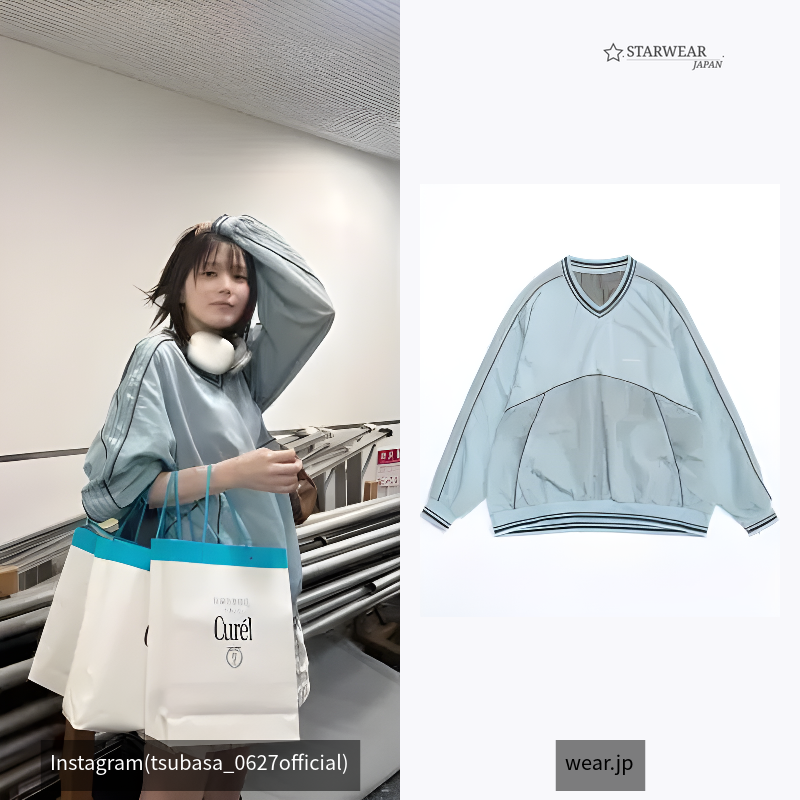 Piping Sideline Tops/パイピングサイドライントップ