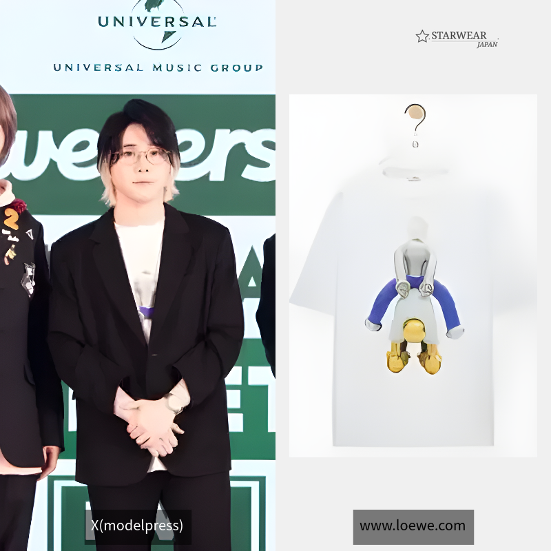 ルーズフィット Tシャツ(コットン)