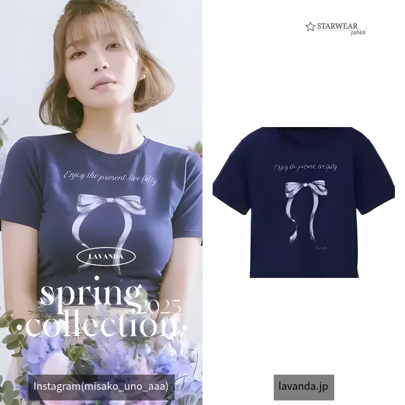 コンパクトリボンTシャツ