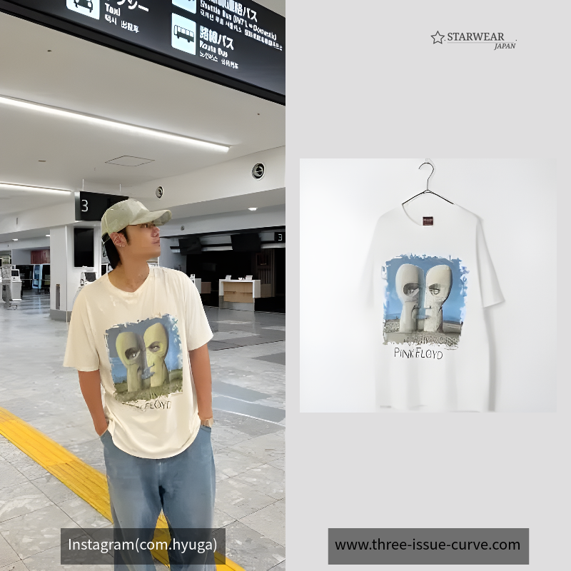 1990s vintage both sides printed T-shirt