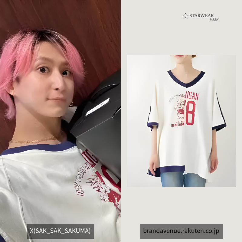 etsina リメイクナンバリングラインtee