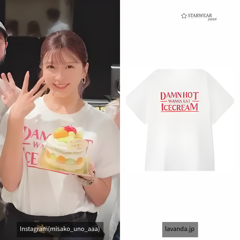 タイポグラフィックTシャツ