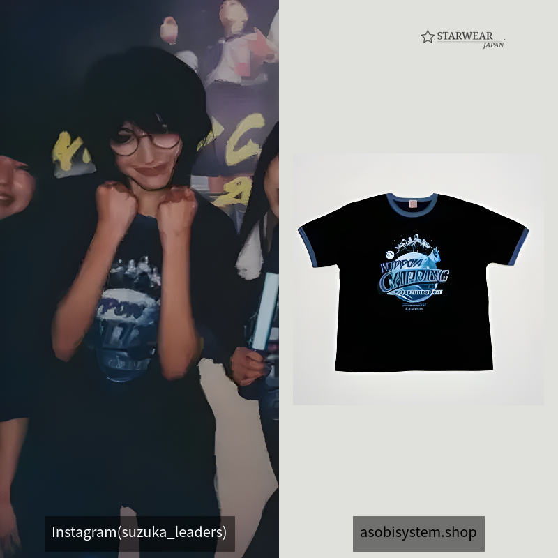 NIPPON CALLING TEE/BLACK