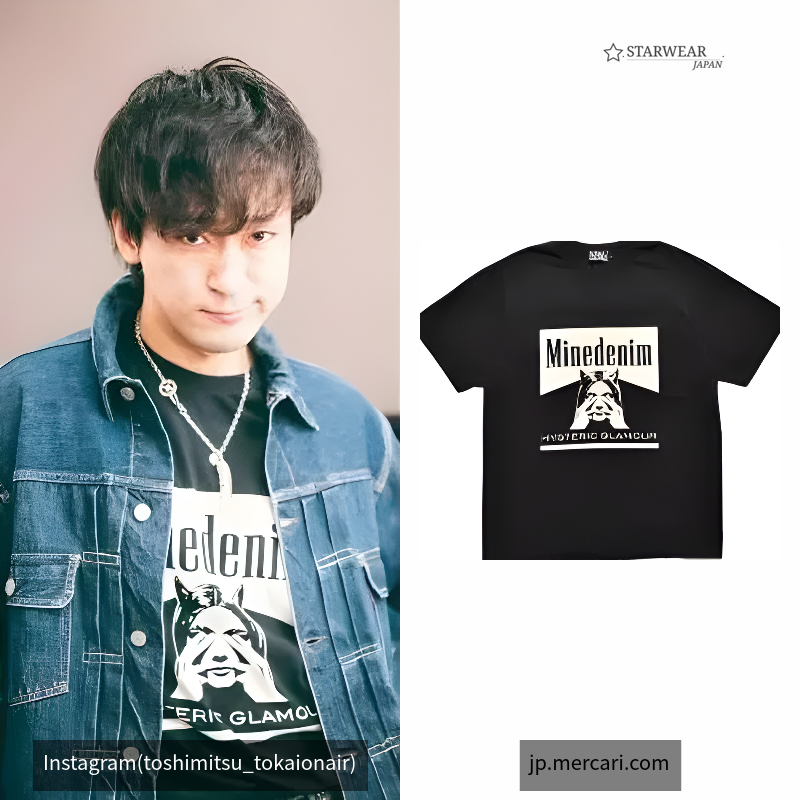 HYSTERIC GLAMOUR × MINEDENIM T-SH