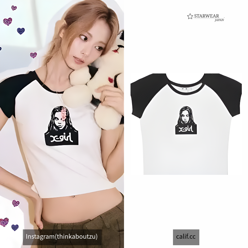 FACE RAGLAN BABY TEE