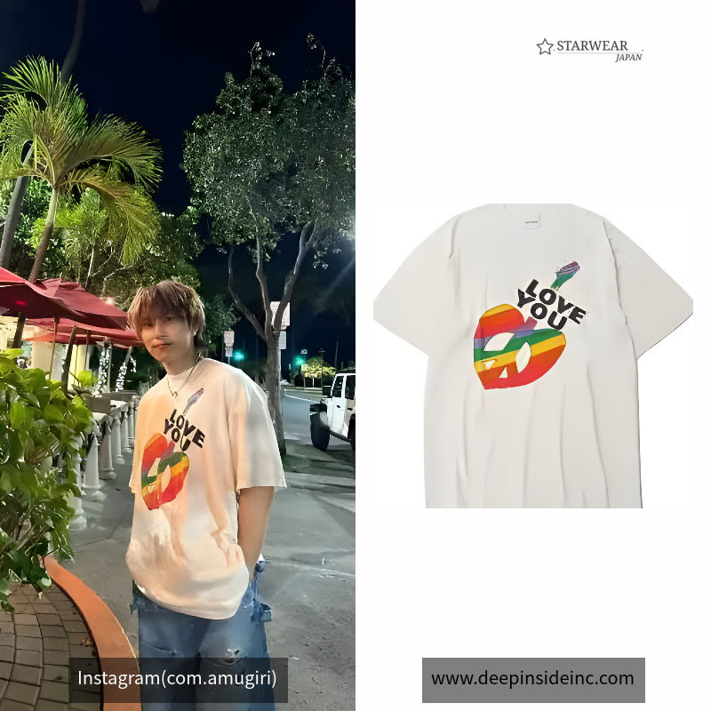 SS T-SHIRT PEACE/WHITE(RE-CO-WH-00-00-274)