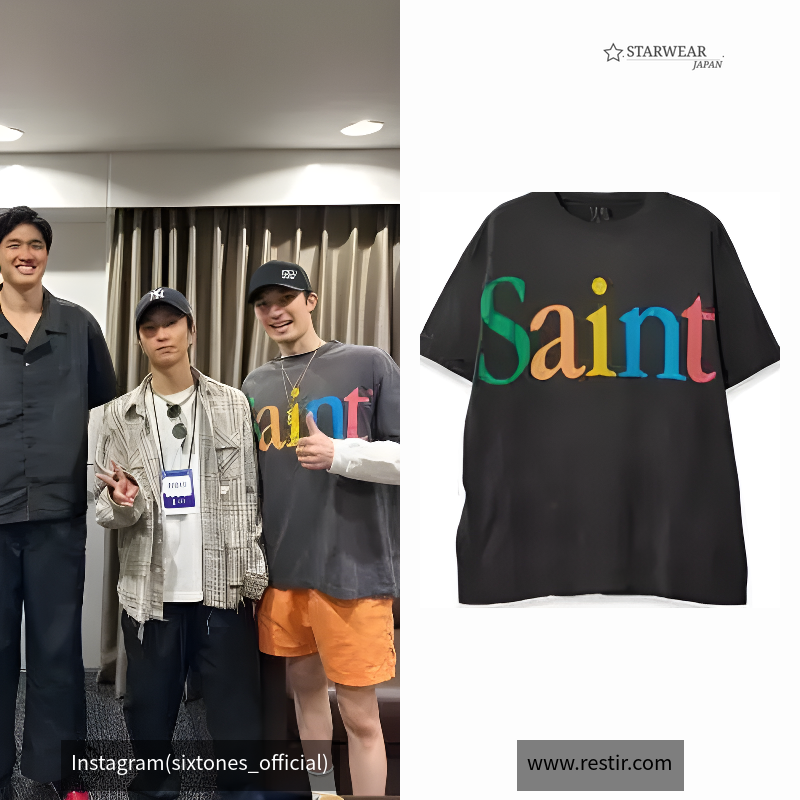SS TEE COLOFUL SAINT