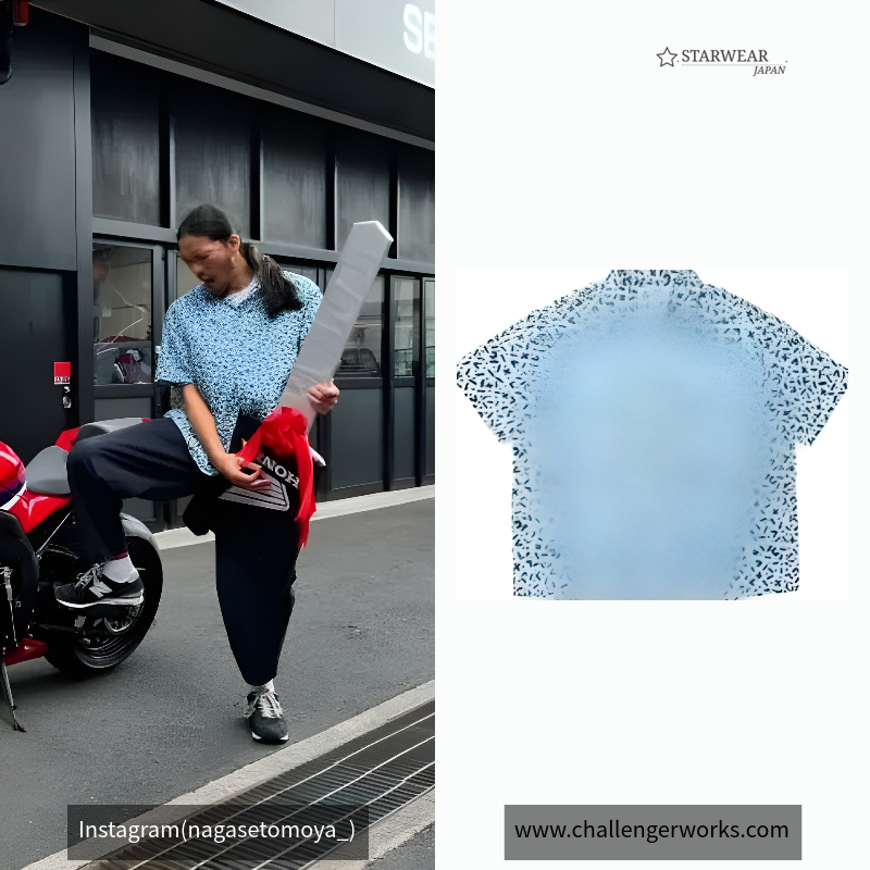 S/S CHIP PRINTED SHIRT (CLG-SH024-006)
