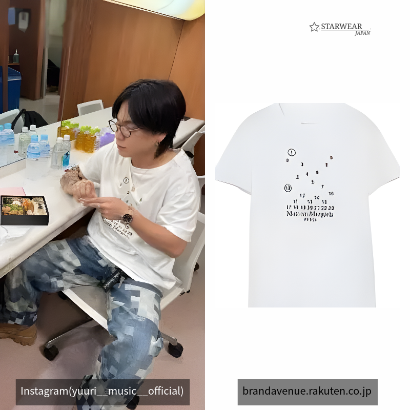 ナンバリングロゴマココットンTシャツ