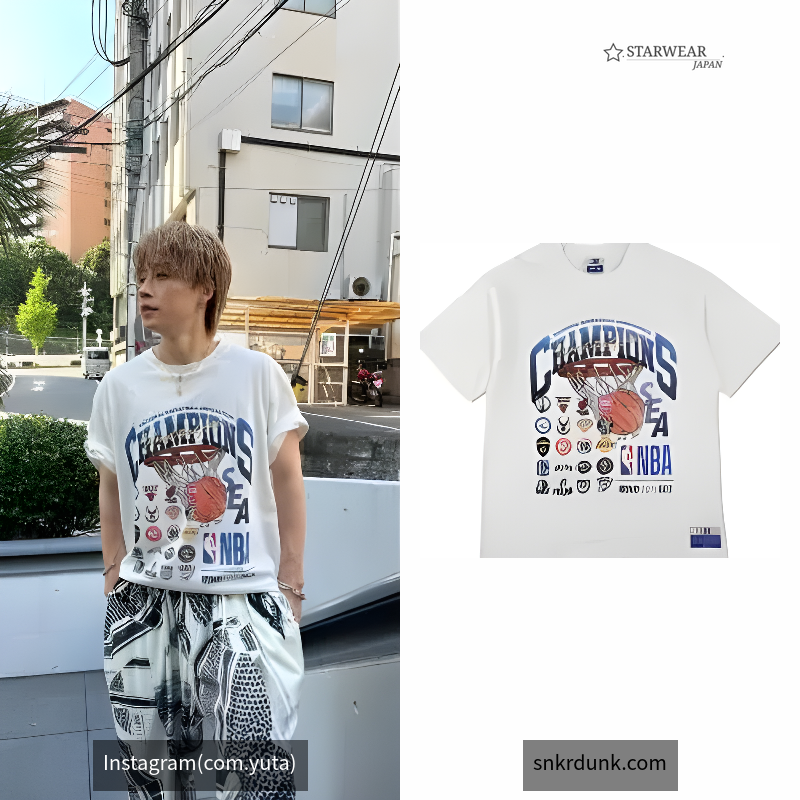 NBA CHAMPIONS Vintage Tee "White"
