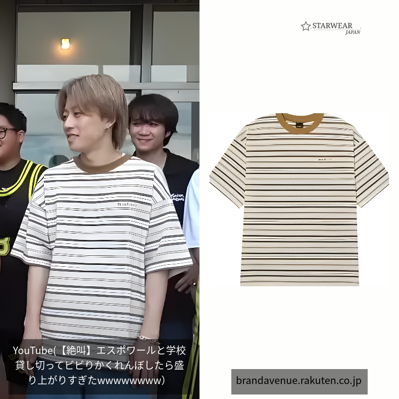 HUF CO STRIPE S/S CREW