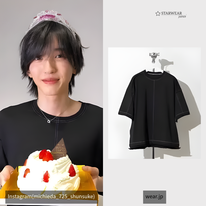 ステッチワークプライムオーバーダメージTシャツ(異なるモデルの可能性あり)