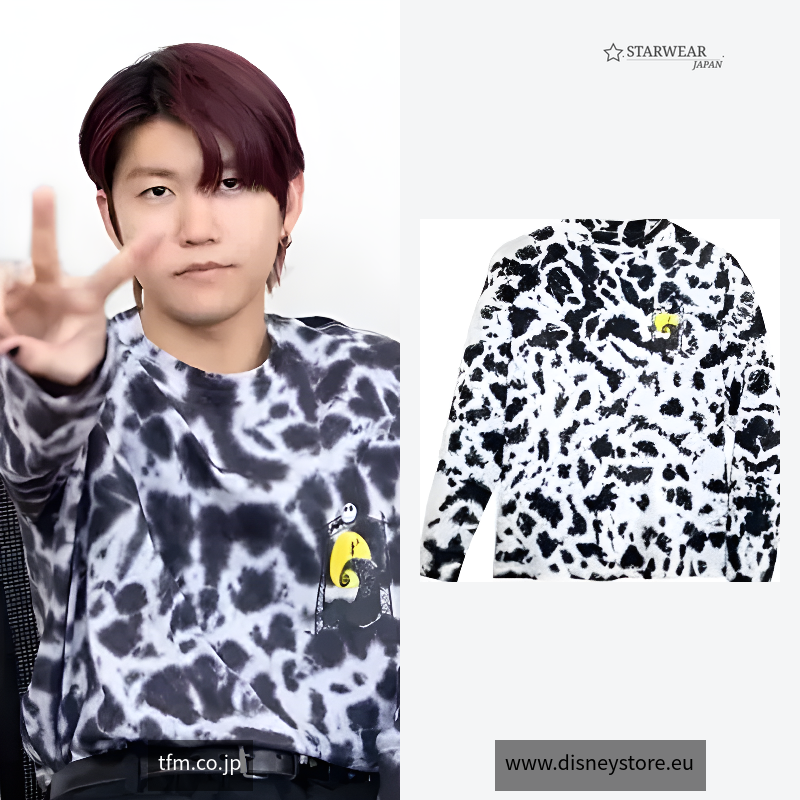 Jack Skellington and Sally Long Sleeve Top