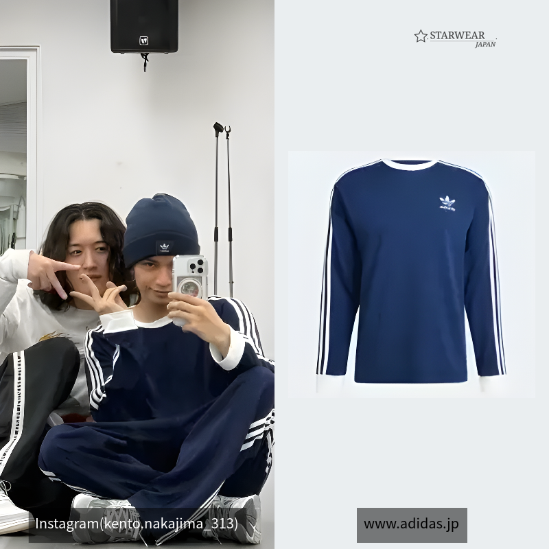 アディカラー クラシックス スリーストライプス 長袖Tシャツ