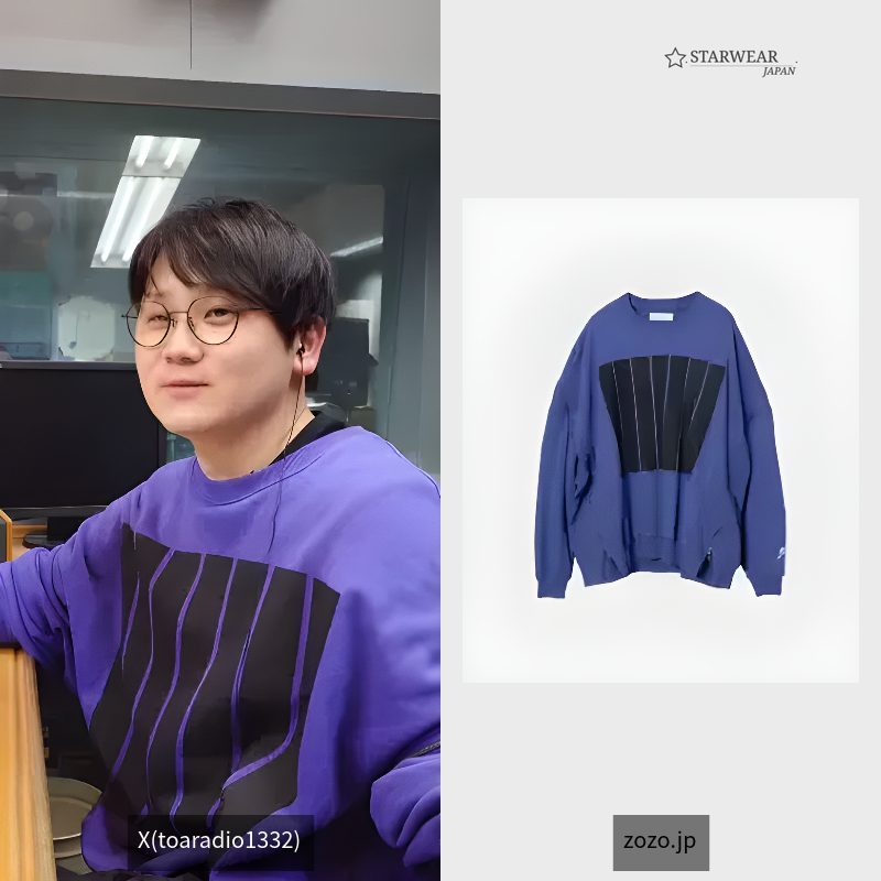 7BARS ZIPPER SWEAT