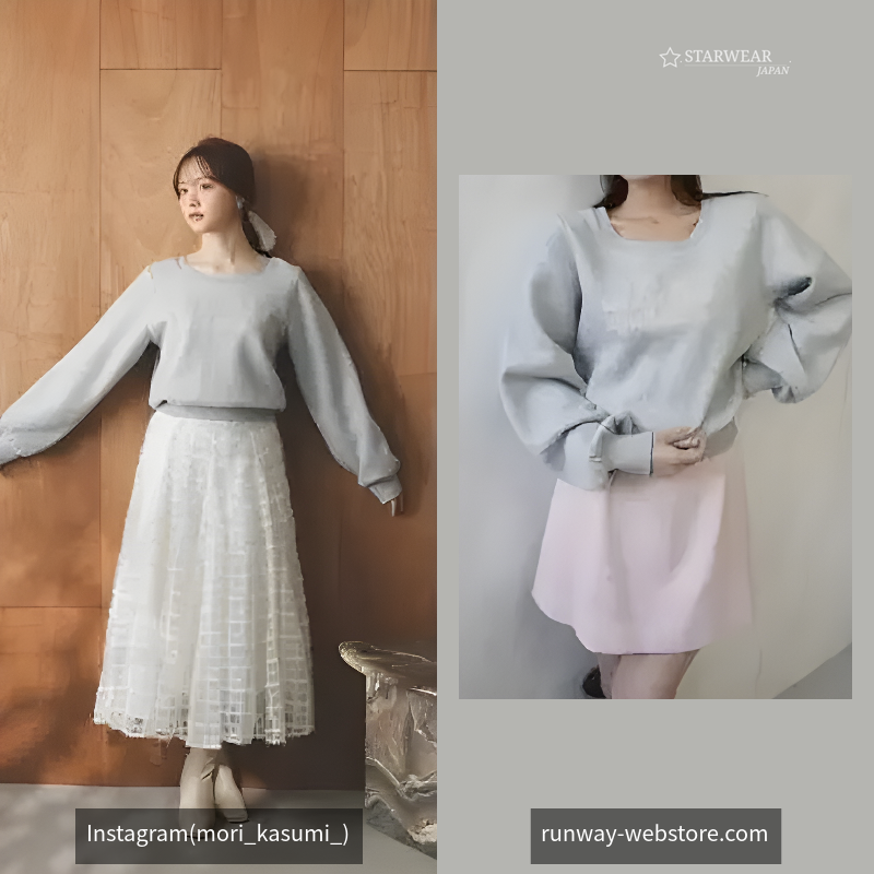 メッセージロゴショートプルオーバー