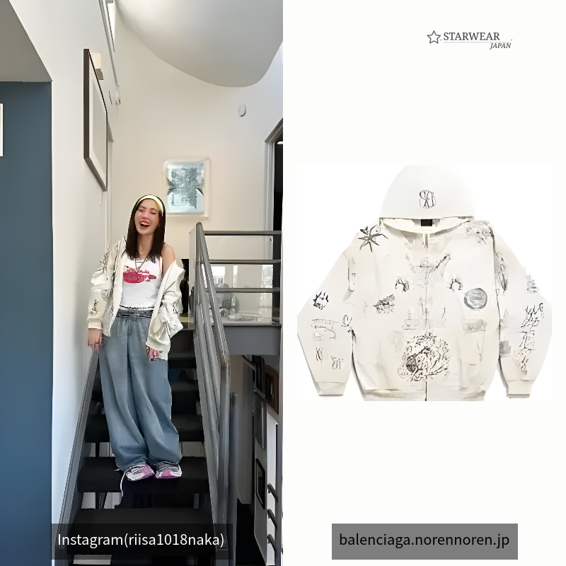 TAT ジップアップ HOODIE