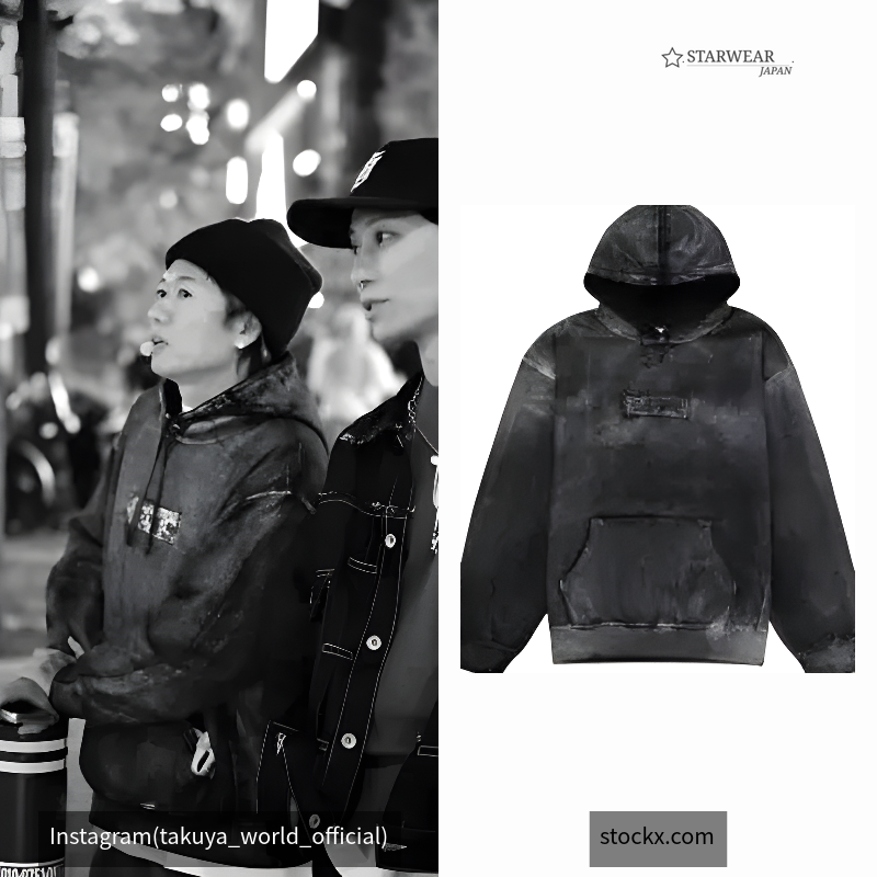 Foil Box Logo Hooded Sweatshirt