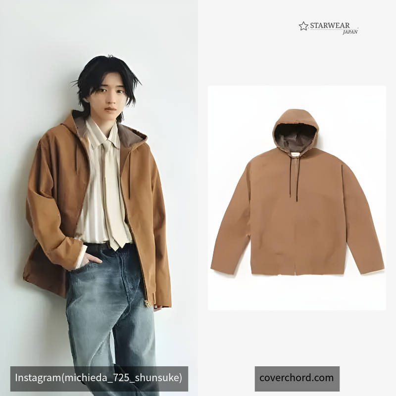 COTTON NIDOM HOODED ZIP BLOUSON