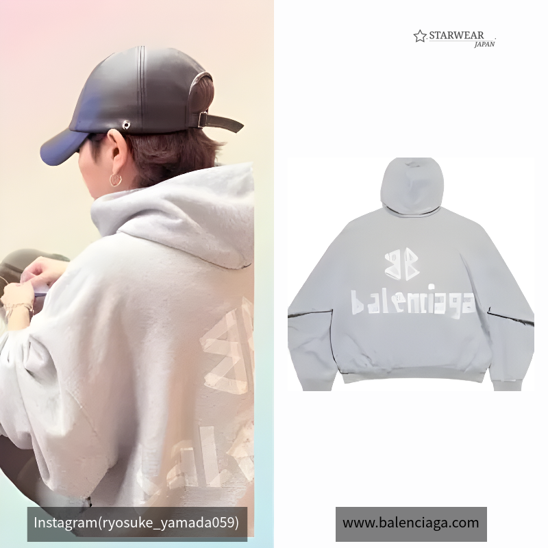 New Tape Type Tr リップド ポケット Hoodie
