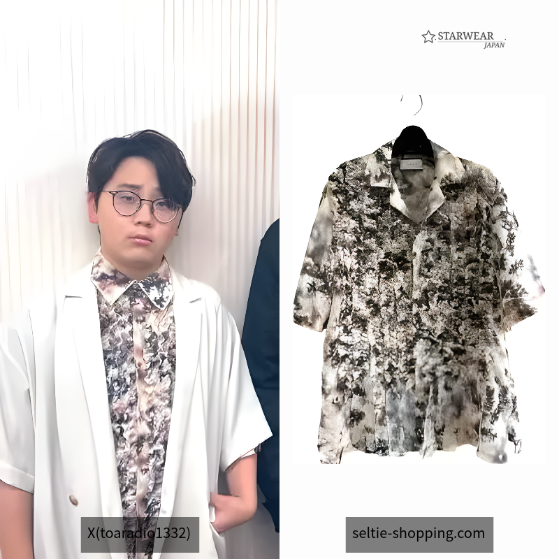 GAUZE FRILL SHIRT(モデル違いの可能性あり)