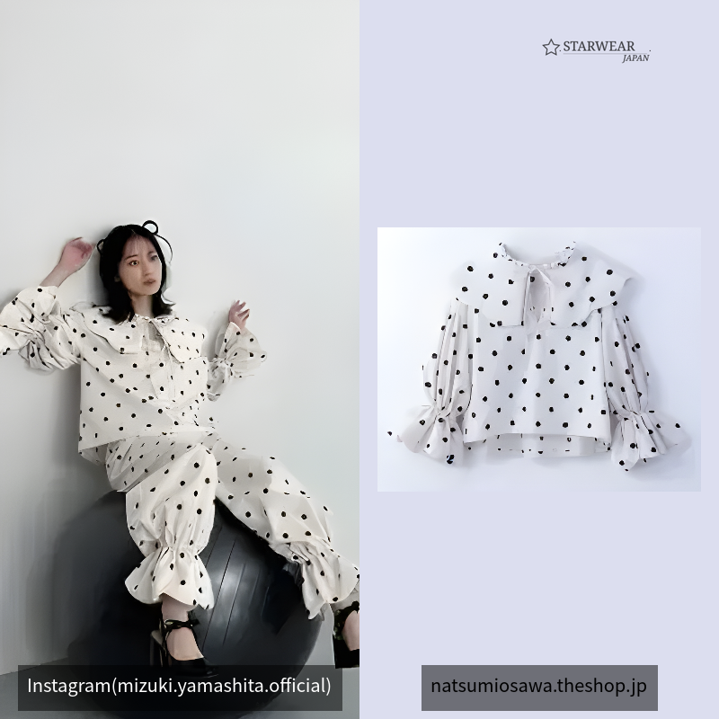 pearl scalloped blouse (dot)